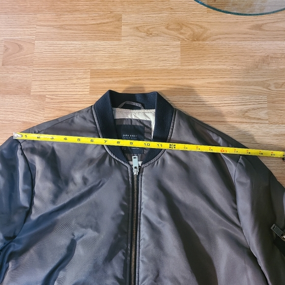Zara Basic Outerwear Women's Fall Military Bomber Quilted Jacket size M - Picture 15 of 16